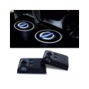 Proiettore Logo LED TOYOTA Auris Touring Sports per Portiera con Batteria no Fori no Connessioni Plug & Play