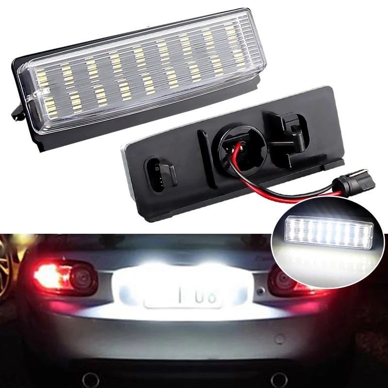 Lámparas Led Luces De Matrícula Para Abarth 124 Spider Específicas Serie Superior Canbus