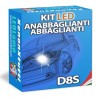 Lampade Led Anabbaglianti e Abbaglianti D8S per TESLA Model 3 tecnologia CANBUS Kit 6000k Luce Bianca