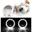 Coppia Cover G143 Cromata Con Angel Led Bianco