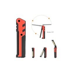 Lámpara LED magnética Luz de trabajo de emergencia recargable por USB
