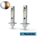 Kit Led H1 ROTATIVO Stessa Dimensione Originale Canbus 6000k