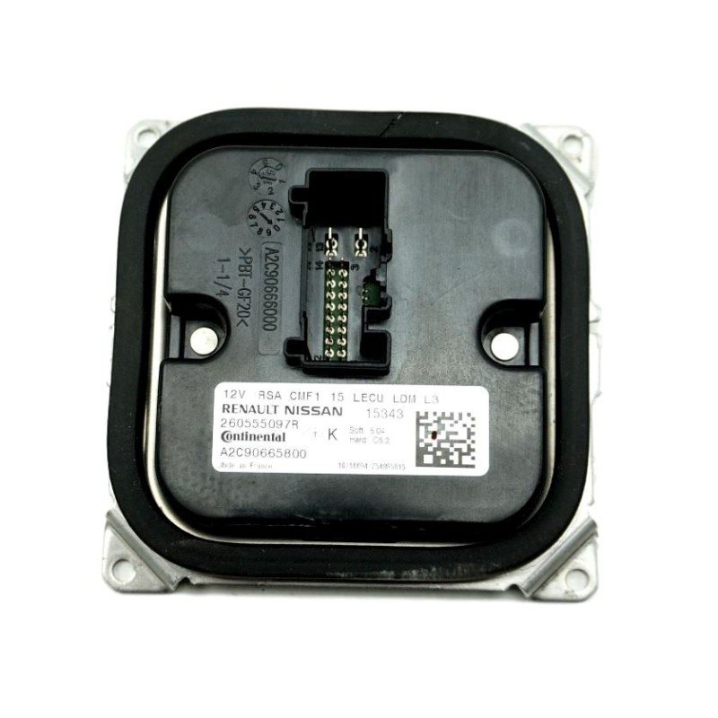 RENAULT NISSAN Control Module 260551225R A2C90665801 Clio Megane Capture Kadjar Ballast Headlight Lights Continental
