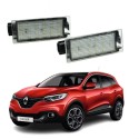 Plafoniera Targa Led Renault Kadjar Placchetta Completa Bianca 6000k