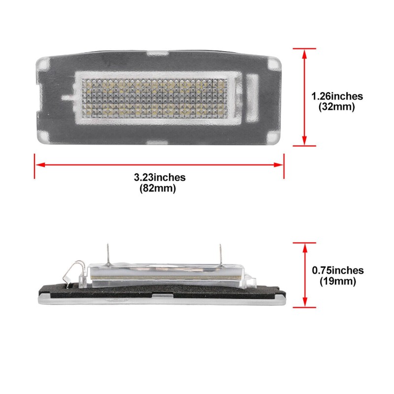 Plafoniere luce targa a LED Jeep Compass/Maserati Levante - Luci Targa -  Ultrasuono Service S.r.l.