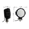 Luz de Trabajo LED Adicional 63W Redonda 12V y 24V