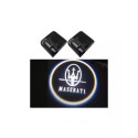 Proiettore Logo LED MASERATI Quattroporte per Portiera con Batteria no Fori no Connessioni Plug & Play