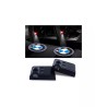 Proyector de logotipo LED para puerta BMW X4 G02 con batería, sin orificios, sin conexiones, Plug & Play
