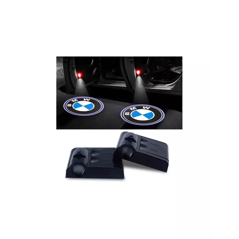BMW 2 Series Active Tourer U06 LED Logo Projector for Door with Battery No Holes No Connections Plug & Play