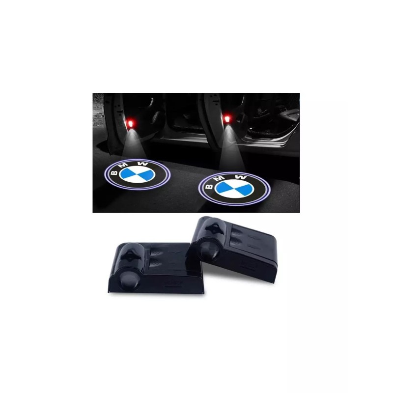 Proiettore Logo LED BMW IX3 per Portiera con Batteria no Fori no Connessioni Plug & Play