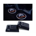 Proiettore Logo LED CITROEN Jumpy III per Portiera con Batteria no Fori no Connessioni Plug & Play