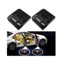 Proiettore Logo LED TOYOTA Yaris 3 Restyling 2014 per Portiera con Batteria no Fori no Connessioni Plug & Play