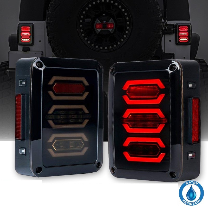 JEEP WRANGLER JK FARI Completado Posterior Full LED