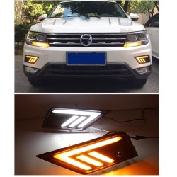 Luz diurna DRL con luz para Volkswagen Tiguan II