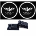 CHATENET Media kit sotto porta LED Logo
