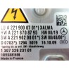 BOSCH 130732923101 XENON MERCEDES BENZ CLASE S CL W221 W216 ECU centralita original lastre