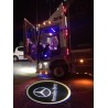 Proyector de logotipo LED MERCEDES-BENZ de 24 V para orificios de puertas, camiones y vehículos