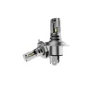 Kit Led H4 ROTATIVO Stessa Dimensione Originale Canbus 6000k