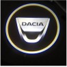 Proiettore Logo LED DACIA Jogger per Portiera con Batteria no Fori no Connessioni Plug & Play