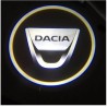 Proiettore Logo LED DACIA Logan Pick-up per Portiera con Batteria no Fori no Connessioni Plug & Play