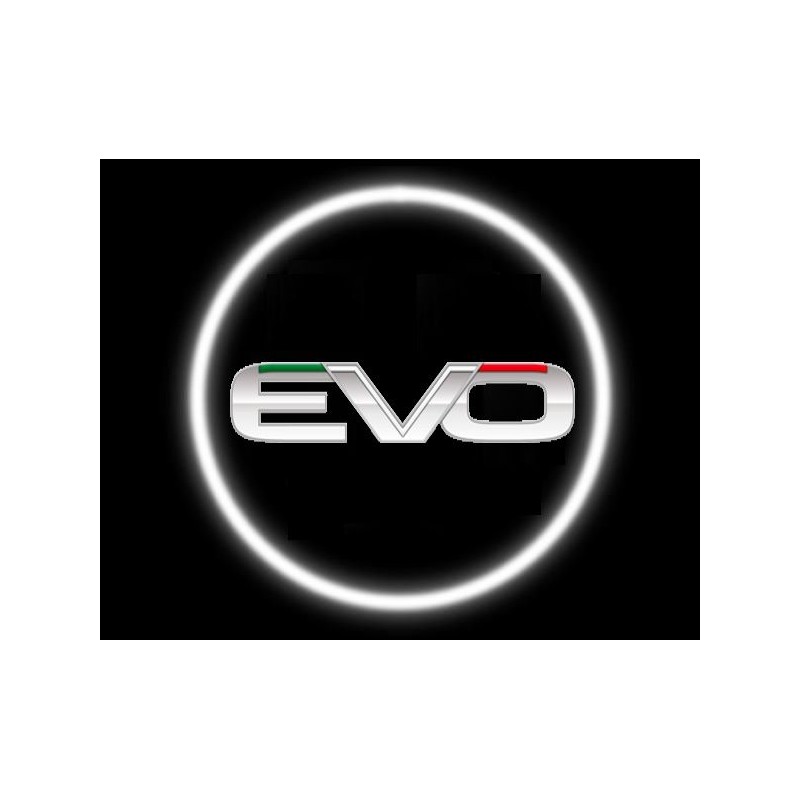 Proiettore Logo LED EVO Cross 4 per Portiera con Batteria no Fori no Connessioni Plug & Play
