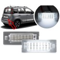 Lampade Led Targa per FIAT Panda Cross tecnologia CANBUS Kit 6000k Luce Bianca