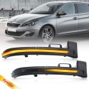 Freccia Led Sequenziale Specchietto Dinamico Peugeot 308 MK2 Mirror Light