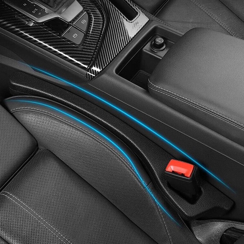 Esponja de ecopiel negra para evitar que caigan objetos sobre el asiento del coche