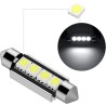 PAR DE LED FESTOON/SILURO 3 LED 39MM 5050 CANBUS encendido