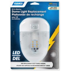 Luce Lampada Aggiuntiva LED 12V da Soffitto o Parete per Camper Roulote