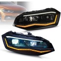 Coppia Fari FULL Led Volkswagen Polo AW1 Luci di Posizione Drl Abbaglianti Anabbaglianti Sequenziale