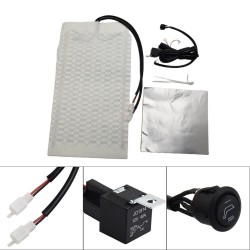 Kit de calefacción universal para asiento de automóvil Almohadilla de fibra de carbono