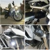 efecto visual del kit LED adicional para motos