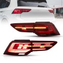 Coppia Fari Posteriori Golf 8 LED Freccia Dinamica MATRIX Faro