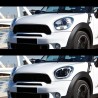 Antes y después de los faros FULL LED MINI Countryman R60