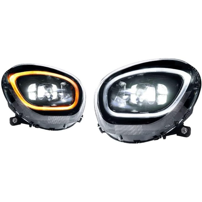 Efecto de luz de los faros FULL LED MINI Countryman R60