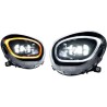 Efecto de luz de los faros FULL LED MINI Countryman R60