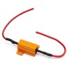 Resistencia 25W 8RJ Ohm Resistencia 12V LED Bombilla Señal de flash Motocicleta Coche Flecha