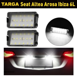 SEAT Altea LED Matrícula Plafón Completo Placa Blanca 6000k