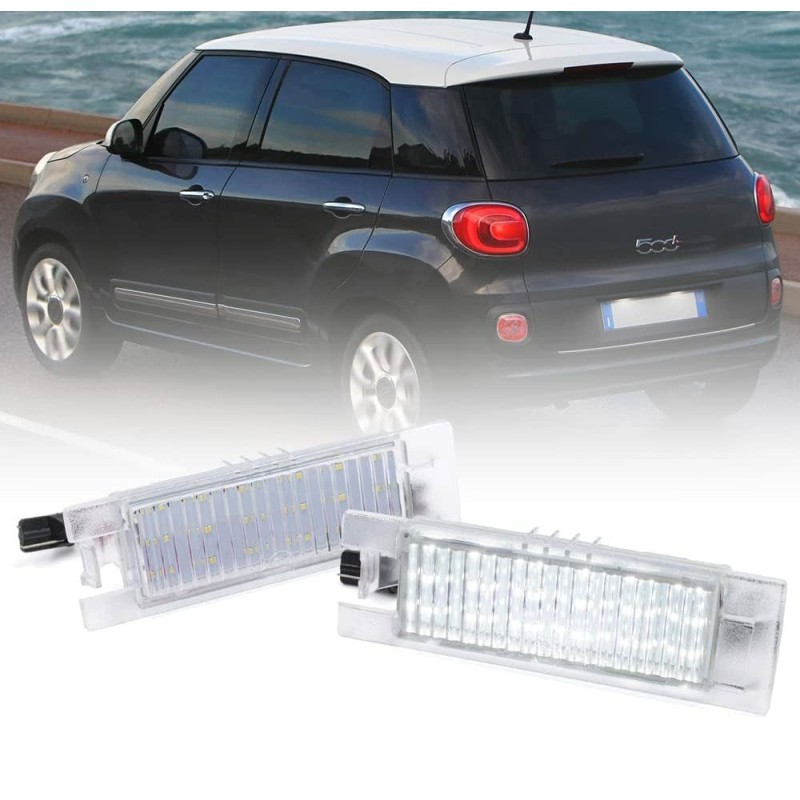 BOMBILLAS LED PARA LUZ DE MATRÍCULA para FIAT 500L serie TOP CANBUS específica