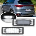 Lampade Led Targa  per KIA Sportage 5 tecnologia CANBUS Kit 6000k Luce Bianca