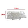 Trunk Ceiling Light Measurements LED Storage Foot for BMW Replacement Plate 6000k Cold White