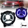 Par de faros Jeep Wrangler JL con lámpara LED con drl + proyector LED