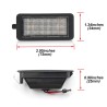Tamaño de la lámpara de techo LED para matrícula Seat Ibiza IV 6J
 Placa Completa Blanca 6000k
