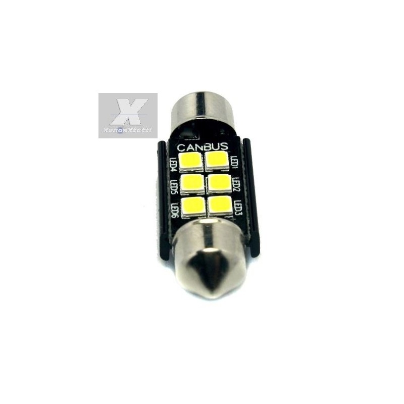 2 SILURO 3030 6 41MM LED CANBUS SUPER-BRIGHT TORPEDOES