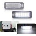 Placchetta Led Luci Targa Per Fiat Ducato III Lampade Specifiche Serie Top Canbus