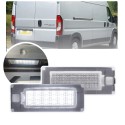 Plafoniera Lampade Led Luci Targa Per Fiat Ducato 3 Restyling Specifico Serie Top Canbus