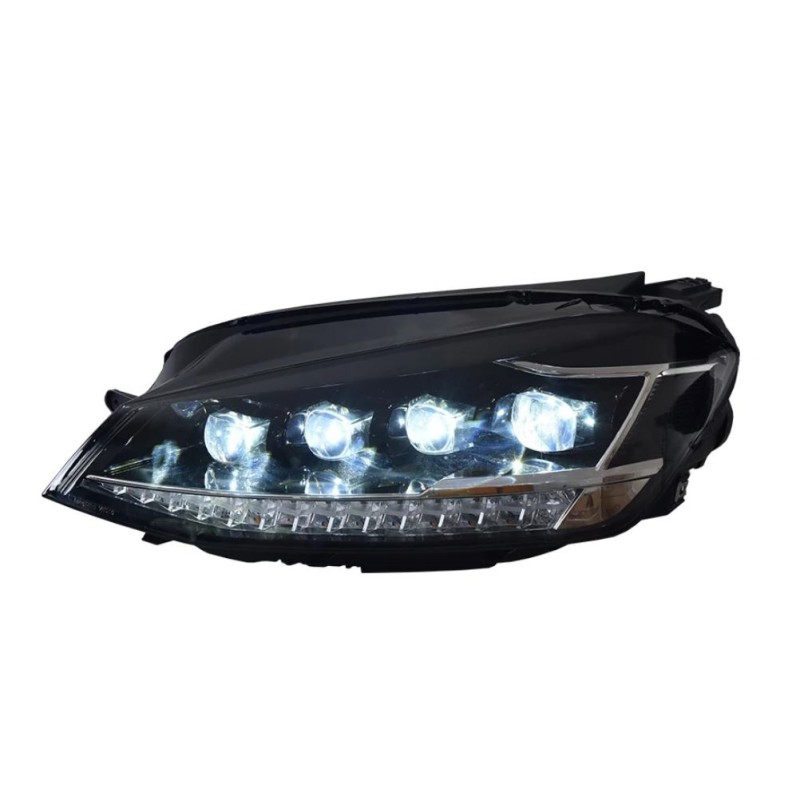 LED de luz de cruce y luz de carretera encendidas para golf 7