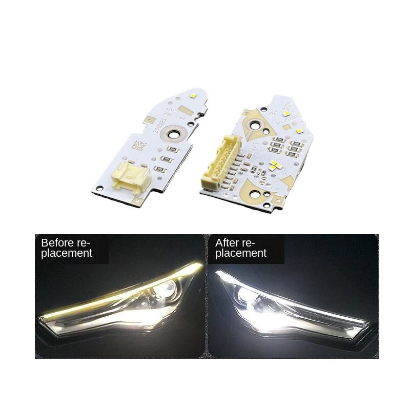 Effect after repair Led Module Audi A6L C7PA DRL Left 197762-01 and ST45881 Daytime Running Light