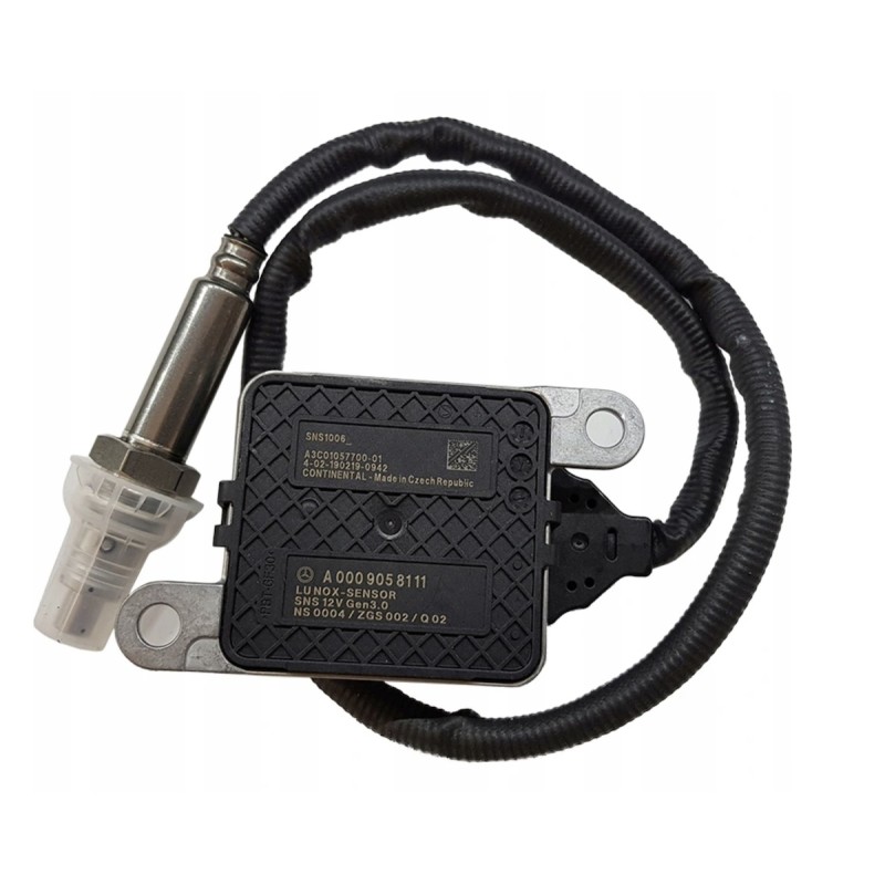 NOX Sensor A0009058111 SNS1006 A3C01057700-01 Mercedes-Benz Exhaust Control Unit Compatible Continental